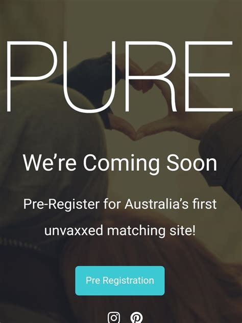 unvaxxed dating site|Pure, Australia’s first unvaxxed dating site for anti